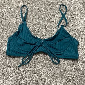 SHEIN Green Bikini Top. Size L